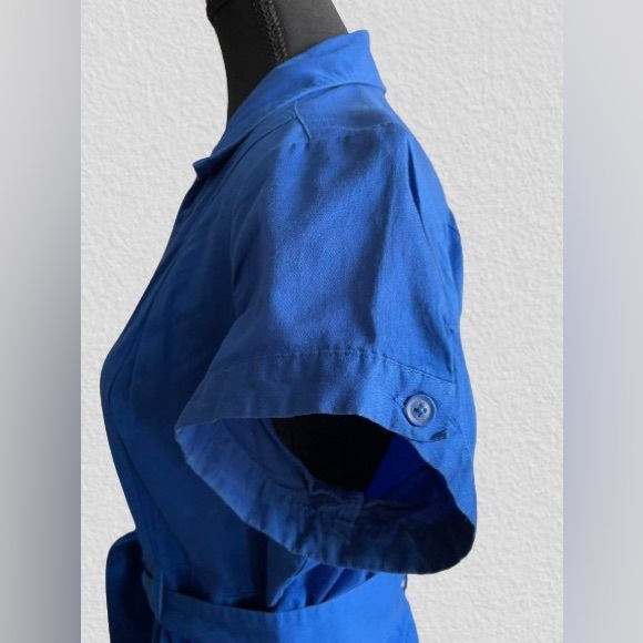 Reitmans front buttons blue dress, size 12 - Picture 3 of 7